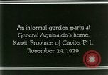Standbild General Emilio Aguinaldo Kawit Philippinen, 1929, aus Sekunde 35 historischem Filmmaterial Videoclip 65675078017