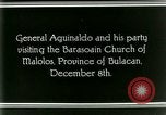 Image Président philippin Emilio Aguinaldo Bulacan Philippines, 1929, de la seconde 14 séquences d'archives historiques vidéo 65675078020