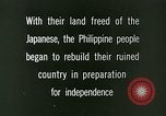 Image of reconstruction process Philippines, 1946, second 6 stock footage video 65675078029