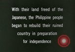 Image of reconstruction process Philippines, 1946, second 8 stock footage video 65675078029