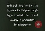 Image of reconstruction process Philippines, 1946, second 9 stock footage video 65675078029
