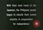 Image of reconstruction process Philippines, 1946, second 10 stock footage video 65675078029