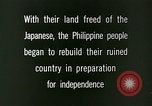 Image of reconstruction process Philippines, 1946, second 11 stock footage video 65675078029