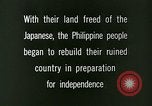Image of reconstruction process Philippines, 1946, second 12 stock footage video 65675078029