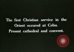 Image cathédrale Cebu Philippines, 1915, de la seconde 13 séquences d'archives historiques vidéo 65675078032