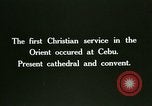 Image cathédrale Cebu Philippines, 1915, de la seconde 14 séquences d'archives historiques vidéo 65675078032