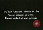 Image cathédrale Cebu Philippines, 1915, de la seconde 15 séquences d'archives historiques vidéo 65675078032