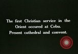 Image cathédrale Cebu Philippines, 1915, de la seconde 17 séquences d'archives historiques vidéo 65675078032
