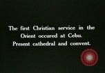 Image cathédrale Cebu Philippines, 1915, de la seconde 19 séquences d'archives historiques vidéo 65675078032