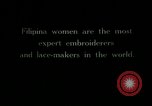 Image of Filipino women Manila Philippines, 1915, second 1 stock footage video 65675078034