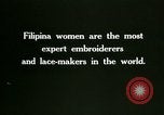 Image of Filipino women Manila Philippines, 1915, second 4 stock footage video 65675078034