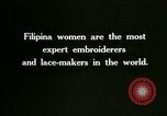 Image of Filipino women Manila Philippines, 1915, second 6 stock footage video 65675078034