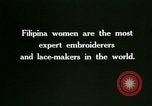Image of Filipino women Manila Philippines, 1915, second 7 stock footage video 65675078034