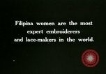 Image of Filipino women Manila Philippines, 1915, second 9 stock footage video 65675078034