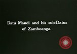 Standbild Moro Datus Philippinen, 1915, aus Sekunde 7 historischem Filmmaterial Videoclip 65675078038