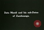 Standbild Moro Datus Philippinen, 1915, aus Sekunde 8 historischem Filmmaterial Videoclip 65675078038