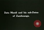 Standbild Moro Datus Philippinen, 1915, aus Sekunde 13 historischem Filmmaterial Videoclip 65675078038