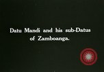 Standbild Moro Datus Philippinen, 1915, aus Sekunde 14 historischem Filmmaterial Videoclip 65675078038