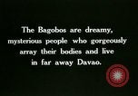 Standbild Bagobos Menschen Philippinen, 1915, aus Sekunde 11 historischem Filmmaterial Videoclip 65675078039