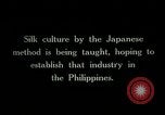 Standbild Seide Fertigung Philippinen, 1915, aus Sekunde 57 historischem Filmmaterial Videoclip 65675078043