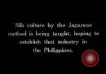 Standbild Seide Fertigung Philippinen, 1915, aus Sekunde 58 historischem Filmmaterial Videoclip 65675078043