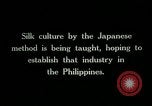 Standbild Seide Fertigung Philippinen, 1915, aus Sekunde 59 historischem Filmmaterial Videoclip 65675078043