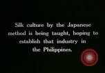 Standbild Seide Fertigung Philippinen, 1915, aus Sekunde 61 historischem Filmmaterial Videoclip 65675078043