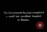 Immagine di Il governo filippino ospedale Bontoc Filippine, 1915, secondo 3 filmato di repertorio 65675078044