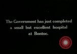 Immagine di Il governo filippino ospedale Bontoc Filippine, 1915, secondo 4 filmato di repertorio 65675078044