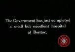 Immagine di Il governo filippino ospedale Bontoc Filippine, 1915, secondo 5 filmato di repertorio 65675078044