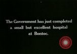 Immagine di Il governo filippino ospedale Bontoc Filippine, 1915, secondo 7 filmato di repertorio 65675078044