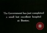 Immagine di Il governo filippino ospedale Bontoc Filippine, 1915, secondo 8 filmato di repertorio 65675078044