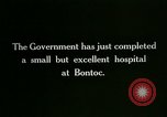 Immagine di Il governo filippino ospedale Bontoc Filippine, 1915, secondo 9 filmato di repertorio 65675078044