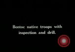 Image Bontoc forer dans les troupes Philippines Bontoc Philippines, 1915, de la seconde 1 séquences d'archives historiques vidéo 65675078045