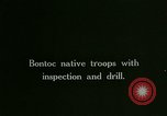 Image Bontoc forer dans les troupes Philippines Bontoc Philippines, 1915, de la seconde 3 séquences d'archives historiques vidéo 65675078045