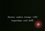 Image Bontoc forer dans les troupes Philippines Bontoc Philippines, 1915, de la seconde 4 séquences d'archives historiques vidéo 65675078045