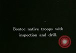 Image Bontoc forer dans les troupes Philippines Bontoc Philippines, 1915, de la seconde 5 séquences d'archives historiques vidéo 65675078045