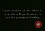 Image of Ifugao built government building Philippines, 1915, second 10 stock footage video 65675078047
