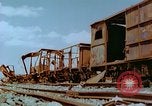 Image of marshaling yard Italy, 1944, second 53 stock footage video 65675078065