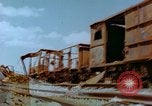 Image of marshaling yard Italy, 1944, second 58 stock footage video 65675078065