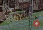 Image of marshaling yard Italy, 1944, second 20 stock footage video 65675078067