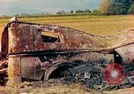 Image of damaged vehicles Montélimar France, 1944, second 27 stock footage video 65675078072