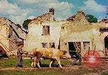 Image of burned buildings France, 1944, second 23 stock footage video 65675078073