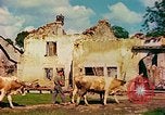 Image of burned buildings France, 1944, second 25 stock footage video 65675078073