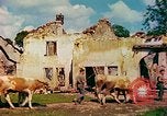 Image of burned buildings France, 1944, second 26 stock footage video 65675078073