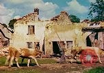 Image of burned buildings France, 1944, second 27 stock footage video 65675078073