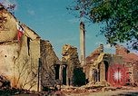 Image of burned buildings France, 1944, second 52 stock footage video 65675078073