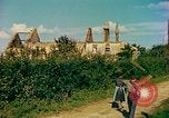 Image of burned buildings France, 1944, second 59 stock footage video 65675078073