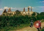 Image of burned buildings France, 1944, second 61 stock footage video 65675078073