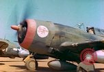 Image of P-47 aircraft Corsica France, 1944, second 8 stock footage video 65675078083